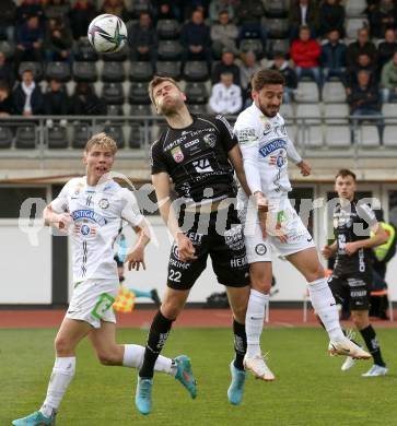 Fussball Bundesliga. Meistergruppe. WAC gegen SK Puntigamer Sturm Graz.  Dominik Baumgartner,  (WAC), Otari Kiteishvili  (Graz). Wolfsberg, am 3.4.2022.
Foto: Kuess
www.qspictures.net
---
pressefotos, pressefotografie, kuess, qs, qspictures, sport, bild, bilder, bilddatenbank