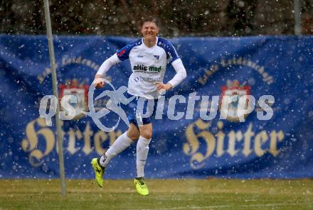 Fussball Regionalliga. Treibach gegen Spittal.  Torjubel Philipp Hoeberl,  (Treibach). Treibach, 2.4.2022.
Foto: Kuess
---
pressefotos, pressefotografie, kuess, qs, qspictures, sport, bild, bilder, bilddatenbank