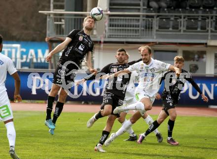 Fussball Bundesliga. Meistergruppe. WAC gegen SK Puntigamer Sturm Graz.  Dominik Baumgartner,  (WAC), Jon Gorenc Stankovic  (Graz). Wolfsberg, am 3.4.2022.
Foto: Kuess
www.qspictures.net
---
pressefotos, pressefotografie, kuess, qs, qspictures, sport, bild, bilder, bilddatenbank