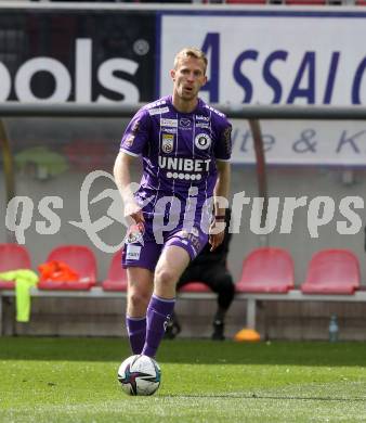 Fussball Bundesliga. SK Austria Klagenfurt gegen Red Bull Salzburg.   Christopher Cvetko (Klagenfurt). Klagenfurt, am 10.4.2022.
Foto: Kuess
---
pressefotos, pressefotografie, kuess, qs, qspictures, sport, bild, bilder, bilddatenbank