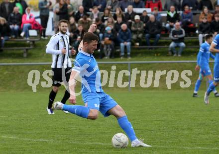 Fussball Kaerntner Liga. Bleiburg gegen SAK. Darjan Aleksic  (SAK). Bleiburg, 16.4.2022.
Foto: Kuess
---
pressefotos, pressefotografie, kuess, qs, qspictures, sport, bild, bilder, bilddatenbank