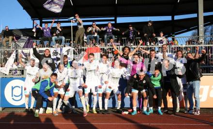 Fussball Bundesliga. Meistergruppe. WAC gegen Austria Klagenfurt. Jubel  (Klagenfurt). Wolfsberg, am 17.4.2022.
Foto: Kuess
www.qspictures.net
---
pressefotos, pressefotografie, kuess, qs, qspictures, sport, bild, bilder, bilddatenbank