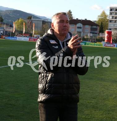 Fussball Bundesliga. Meistergruppe. WAC gegen Austria Klagenfurt.  Trainer Peter Pacult   (Klagenfurt). Wolfsberg, am 17.4.2022.
Foto: Kuess
www.qspictures.net
---
pressefotos, pressefotografie, kuess, qs, qspictures, sport, bild, bilder, bilddatenbank