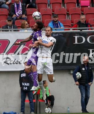 Fussball Bundesliga. Play-off. SK Austria Klagenfurt gegen SK Sturm Graz.  Markus Pink, (Klagenfurt),  Jon Gorenc Stankovic  (Graz). Klagenfurt, am 8.5.2022.
Foto: Kuess
www.qspictures.net
---
pressefotos, pressefotografie, kuess, qs, qspictures, sport, bild, bilder, bilddatenbank