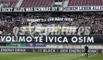 Fussball Bundesliga. Play-off. SK Austria Klagenfurt gegen SK Sturm Graz.  Fans. Klagenfurt, am 8.5.2022.
Foto: Kuess
www.qspictures.net
---
pressefotos, pressefotografie, kuess, qs, qspictures, sport, bild, bilder, bilddatenbank