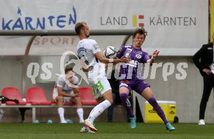 Fussball Bundesliga. Play-off. SK Austria Klagenfurt gegen SK Sturm Graz.  Alex Timossi Andersson, (Klagenfurt), Jon Gorenc Stankovic   (Graz). Klagenfurt, am 8.5.2022.
Foto: Kuess
www.qspictures.net
---
pressefotos, pressefotografie, kuess, qs, qspictures, sport, bild, bilder, bilddatenbank