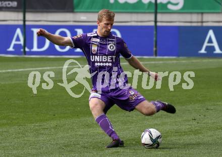 Fussball Bundesliga. Play-off. SK Austria Klagenfurt gegen SK Sturm Graz.  Christopher Cvetko (Klagenfurt). Klagenfurt, am 8.5.2022.
Foto: Kuess
www.qspictures.net
---
pressefotos, pressefotografie, kuess, qs, qspictures, sport, bild, bilder, bilddatenbank