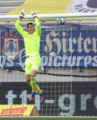 Fussball Bundesliga. Play-off. SK Austria Klagenfurt gegen FK Austria Wien.  Lennart Moser (Klagenfurt). Klagenfurt, am 15.5.2022.
Foto: Kuess
www.qspictures.net
---
pressefotos, pressefotografie, kuess, qs, qspictures, sport, bild, bilder, bilddatenbank