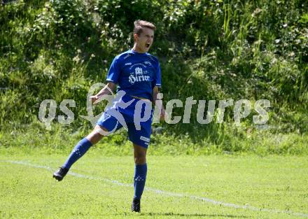 Fussball 1. Klasse C. Oberes Metnitztal gegen Treibach 1b.  Torjubel  Samuel Mario Lauhard, (Treibach).  Grades, am 4.6.2022.
Foto: Kuess
---
pressefotos, pressefotografie, kuess, qs, qspictures, sport, bild, bilder, bilddatenbank