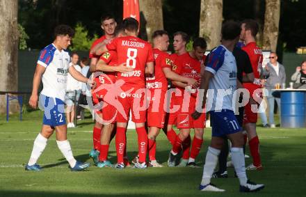 Fussball Regionalliga. Treibach gegen Kalsdorf. Torjubel   (Kalsdorf). Treibach, am 10.6.2022.
Foto: Kuess
---
pressefotos, pressefotografie, kuess, qs, qspictures, sport, bild, bilder, bilddatenbank