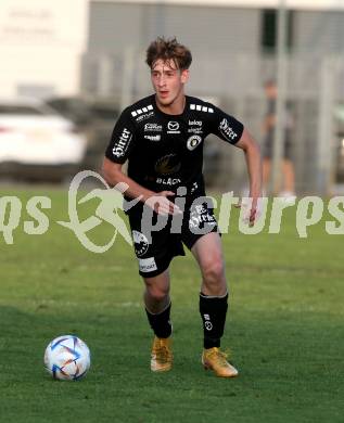 Fussball Testspiel. SK Austria Klagenfurt gegen VSV.  Moritz Berg (Klagenfurt). Klagenfurt, am 29.6.2022.
Foto: Kuess
www.qspictures.net
---
pressefotos, pressefotografie, kuess, qs, qspictures, sport, bild, bilder, bilddatenbank