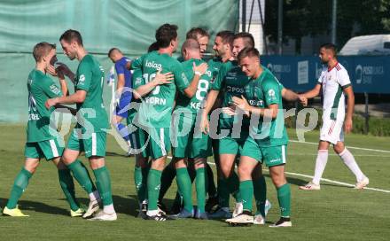 Fussball Europeada. Team Kaernten Koroska.  Torjubel. Klagenfurt, am 30.6.2022.
Foto: Kuess
---
pressefotos, pressefotografie, kuess, qs, qspictures, sport, bild, bilder, bilddatenbank