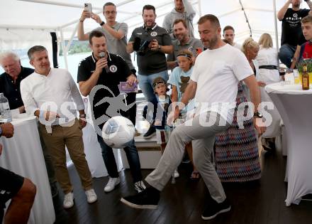 Fussball Bundesliga. Saison Kick-off 2022/23. SK Austria Klagenfurt.  Zeljko Karajica . Klagenfurt, am 5.7.2022.
Foto: Kuess
www.qspictures.net
---
pressefotos, pressefotografie, kuess, qs, qspictures, sport, bild, bilder, bilddatenbank