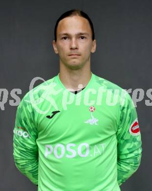 Fussball. Regionalliga. SAK. Mannschaftsfototermin. Portrait.  Aric Leon Haimburger. Klagenfurt, 8.7.2022.
Foto: Kuess
---
pressefotos, pressefotografie, kuess, qs, qspictures, sport, bild, bilder, bilddatenbank