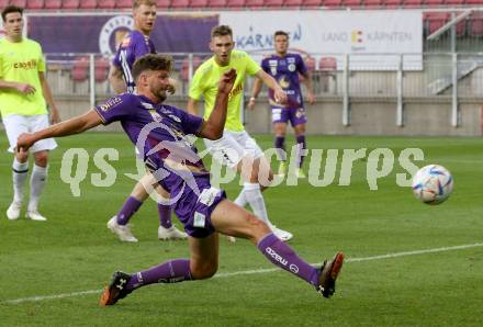 Fussball Testspiel. SK Austria Klagenfurt gegen Kaerntner Auswahl.  Patrick Hasenhuettl (Austria Klagenfurt). KLagenfurt, am 9.7.2022.
Foto: Kuess
---
pressefotos, pressefotografie, kuess, qs, qspictures, sport, bild, bilder, bilddatenbank