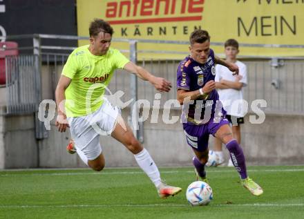 Fussball Testspiel. SK Austria Klagenfurt gegen Kaerntner Auswahl.  Florian Rieder (Austria Klagenfurt). KLagenfurt, am 9.7.2022.
Foto: Kuess
---
pressefotos, pressefotografie, kuess, qs, qspictures, sport, bild, bilder, bilddatenbank