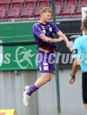 Fussball Testspiel. SK Austria Klagenfurt gegen FC Southampton.   Jonas Arweiler (Klagenfurt). Klagenfurt, am 18.7.2022. 
Foto: Kuess

---
pressefotos, pressefotografie, kuess, qs, qspictures, sport, bild, bilder, bilddatenbank