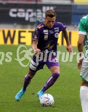 Fussball. Bundesliga. Austria Klagenfurt gegen Rapid Wien. Florian Rieder (Klagenfurt).  Klagenfurt, 31.7.2022.
Foto: Kuess
---
pressefotos, pressefotografie, kuess, qs, qspictures, sport, bild, bilder, bilddatenbank