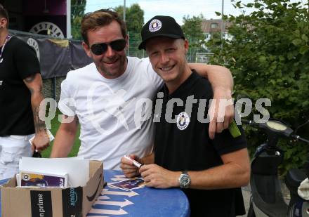 Fussball. Bundesliga. Austria Klagenfurt gegen Rapid Wien. Thomas Hoeller, Fabian Miesenboeck (Klagenfurt).  Klagenfurt, 31.7.2022.
Foto: Kuess
---
pressefotos, pressefotografie, kuess, qs, qspictures, sport, bild, bilder, bilddatenbank