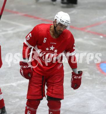 Eishockey. Teststpiel. KAC gegen Fehervar. Lucas Lessio  (KAC). Maribor, 19.8.2022.
Foto: Kuess
---
pressefotos, pressefotografie, kuess, qs, qspictures, sport, bild, bilder, bilddatenbank