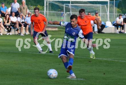 Fussball. Unterliga West. Dellach Gail gegen Penk.  Samir Nuhanovic  (Dellach). Dellach im Gailtal, am 14.8.2022.
Foto: Kuess
---
pressefotos, pressefotografie, kuess, qs, qspictures, sport, bild, bilder, bilddatenbank