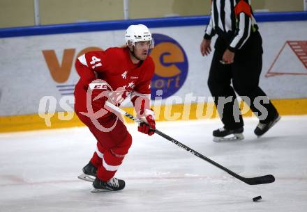 Eishockey. Teststpiel. KAC gegen EC Bad Nauheim.    Jensen Aabo Jesper (KAC). Bled 21.8.2022.
Foto: Kuess
---
pressefotos, pressefotografie, kuess, qs, qspictures, sport, bild, bilder, bilddatenbank