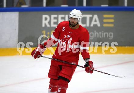 Eishockey. Teststpiel. KAC gegen EC Bad Nauheim.    Lucas Lessio (KAC). Bled 21.8.2022.
Foto: Kuess
---
pressefotos, pressefotografie, kuess, qs, qspictures, sport, bild, bilder, bilddatenbank