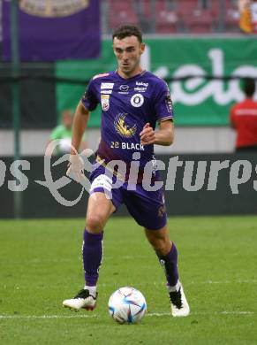 Fussball Bundesliga.  SK Austria Klagenfurt gegen FK Austria Wien.   Andrew Irving (Klagenfurt). Klagenfurt, am 28.8.2022. 
Foto: Kuess

---
pressefotos, pressefotografie, kuess, qs, qspictures, sport, bild, bilder, bilddatenbank