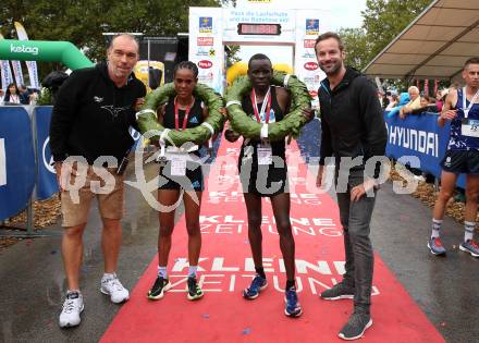 Kaernten laeuft.   Michael Kummerer, 	Bekelech Gudeta, 	Samwel Mailu. Klagenfurt, am 28.8.2022.
Foto: Kuess
---
pressefotos, pressefotografie, kuess, qs, qspictures, sport, bild, bilder, bilddatenbank