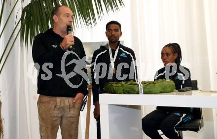 Kaernten laeuft. Michael Kummerer,  Bekelech Gudeta. Klagenfurt, am 28.8.2022.
Foto: Kuess
---
pressefotos, pressefotografie, kuess, qs, qspictures, sport, bild, bilder, bilddatenbank