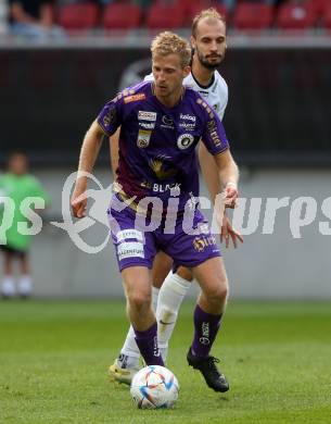 Fussball Bundesliga.  SK Austria Klagenfurt gegen SK Puntigamer Sturm Graz.   Christopher CVetko (Klagenfurt). Klagenfurt, am 11.9..2022. 
Foto: Kuess

---
pressefotos, pressefotografie, kuess, qs, qspictures, sport, bild, bilder, bilddatenbank