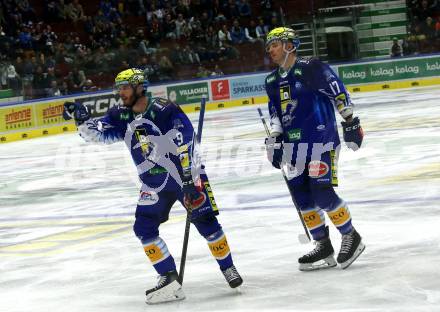 EBEL. Eishockey Bundesliga. VSV gegen BEMER Pioneers Vorarlberg. Torjubel Alexander Rauchenwald  (VSV). Villach, am 22.92022.
Foto: Kuess
www.qspictures.net
---
pressefotos, pressefotografie, kuess, qs, qspictures, sport, bild, bilder, bilddatenbank