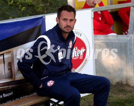 Fussball Testspiel. SK Austria Klagenfurt gegen GAK.  Trainer Gernot Messner  (GAK). St. Michael im Lavanttal, am 23.9.2022.
Foto: Kuess
---
pressefotos, pressefotografie, kuess, qs, qspictures, sport, bild, bilder, bilddatenbank