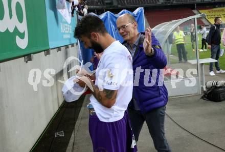 Fussball Bundesliga. SK Austria Klagenfurt gegen SC Austria Lustenau.  Kosmas Gkezos (Klagenfurt). Klagenfurt, am 8.10.2022.
Foto: Kuess
---
pressefotos, pressefotografie, kuess, qs, qspictures, sport, bild, bilder, bilddatenbank