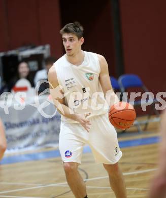 Basketball 2. Liga 2022/2023. Grunddurchgang 1. Runde.  KOS Celovec gegen  RAIDERS Tirol.   Andrej Blazevic (KOS). Klagenfurt, am 8.10.2022.
Foto: Kuess
www.qspictures.net
---
pressefotos, pressefotografie, kuess, qs, qspictures, sport, bild, bilder, bilddatenbank