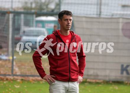 Fussball. Kaerntner Liga.  KAC gegen Atus Ferlach.  Trainer Mario Verdel  (Ferlach).  Klagenfurt,  am 15.10.2022. 
Foto: Kuess
---
pressefotos, pressefotografie, kuess, qs, qspictures, sport, bild, bilder, bilddatenbank