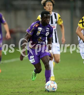 Fussball Bundesliga. SK Austria Klagenfurt gegen LASK   Solomon Owusu Bonnah
E (Klagenfurt). Klagenfurt, am 15.10.2022.
Foto: Kuess
---
pressefotos, pressefotografie, kuess, qs, qspictures, sport, bild, bilder, bilddatenbank