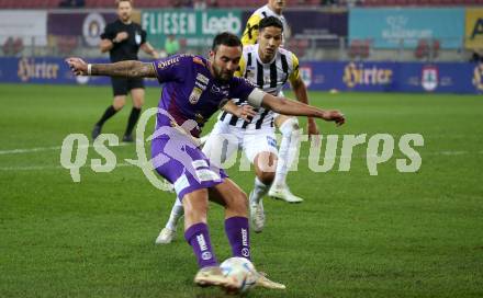 Fussball Bundesliga. SK Austria Klagenfurt gegen LASK   Markus Pink (Klagenfurt). Klagenfurt, am 15.10.2022.
Foto: Kuess
---
pressefotos, pressefotografie, kuess, qs, qspictures, sport, bild, bilder, bilddatenbank