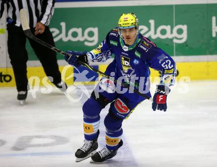 EBEL. Eishockey Bundesliga. EC VSV gegen Migross Supermercati Asiago Hockey.  Nicolas Rivett-Mattinen (VSV). Villach, am 18.10.2022.
Foto: Kuess
www.qspictures.net
---
pressefotos, pressefotografie, kuess, qs, qspictures, sport, bild, bilder, bilddatenbank