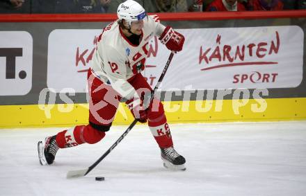 EBEL. Eishockey Bundesliga. EC KAC gegen  Steinbach Black Wings 1992. David Maier (KAC). Klagenfurt, am 21.10.2022.
Foto: Kuess
www.qspictures.net
---
pressefotos, pressefotografie, kuess, qs, qspictures, sport, bild, bilder, bilddatenbank