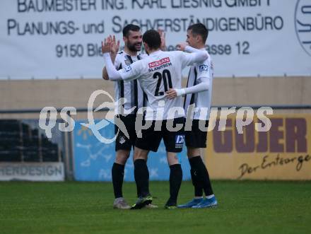 Fussball. Kaerntner Liga. Bleiburg gegen Lendorf.   Torjubel Grega Klaric (Bleiburg). Bleiburg, am 22.10.2022.
Foto: Kuess
---
pressefotos, pressefotografie, kuess, qs, qspictures, sport, bild, bilder, bilddatenbank