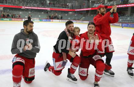 EBEL. Eishockey Bundesliga. EC KAC gegen  VSV.  Lucas Lessio, Rok Ticar, Paul Postma, Daniel Obersteiner (KAC). Klagenfurt, am 26.10.2022.
Foto: Kuess
www.qspictures.net
---
pressefotos, pressefotografie, kuess, qs, qspictures, sport, bild, bilder, bilddatenbank