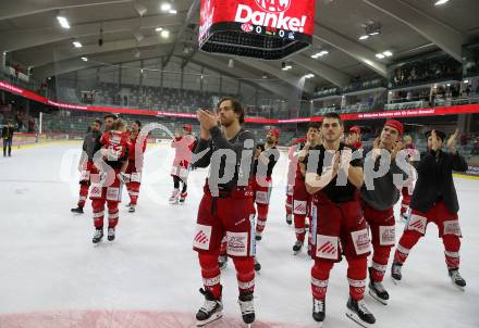 EBEL. Eishockey Bundesliga. EC KAC gegen  VSV.  Jubel  (KAC). Klagenfurt, am 26.10.2022.
Foto: Kuess
www.qspictures.net
---
pressefotos, pressefotografie, kuess, qs, qspictures, sport, bild, bilder, bilddatenbank