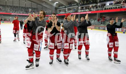 EBEL. Eishockey Bundesliga. EC KAC gegen  VSV.  Jubel (KAC). Klagenfurt, am 26.10.2022.
Foto: Kuess
www.qspictures.net
---
pressefotos, pressefotografie, kuess, qs, qspictures, sport, bild, bilder, bilddatenbank