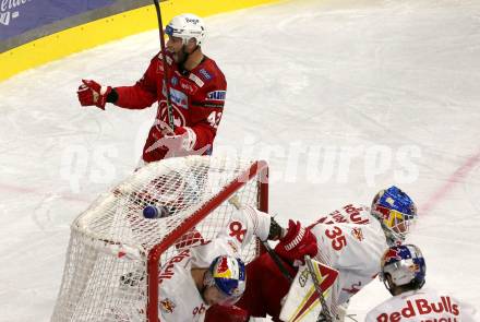 EBEL. Eishockey Bundesliga. EC KAC gegen  EC Red Bull Salzburg.  Torjubel Rok Ticar (KAC). Klagenfurt, am 30.10.2022.
Foto: Kuess
www.qspictures.net
---
pressefotos, pressefotografie, kuess, qs, qspictures, sport, bild, bilder, bilddatenbank