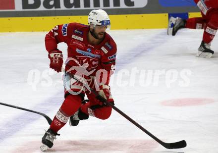 EBEL. Eishockey Bundesliga. EC KAC gegen  EC Red Bull Salzburg.  Steven Strong (KAC). Klagenfurt, am 30.10.2022.
Foto: Kuess
www.qspictures.net
---
pressefotos, pressefotografie, kuess, qs, qspictures, sport, bild, bilder, bilddatenbank