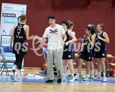 Basketball Damen Superliga. Grunddurchgang 5. Runde. KOS Celovec Damen gegen Vienna United Women. Trainer Vedran Schuch  (Vienna United Women). Klagenfurt, 29.10.2022.
Foto: Kuess
---
pressefotos, pressefotografie, kuess, qs, qspictures, sport, bild, bilder, bilddatenbank