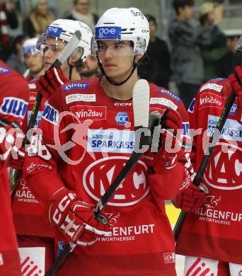 EBEL. Eishockey Bundesliga. EC KAC gegen  EC Red Bull Salzburg. Christoph Tialler  (KAC). Klagenfurt, am 30.10.2022.
Foto: Kuess
www.qspictures.net
---
pressefotos, pressefotografie, kuess, qs, qspictures, sport, bild, bilder, bilddatenbank