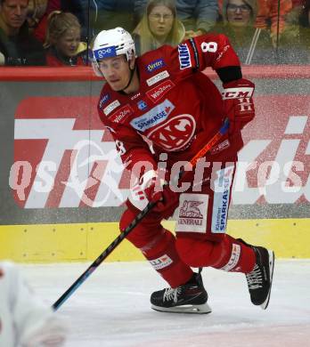 EBEL. Eishockey Bundesliga. EC KAC gegen  EC Red Bull Salzburg.   Nicholas Eric Petersen (KAC). Klagenfurt, am 30.10.2022.
Foto: Kuess
www.qspictures.net
---
pressefotos, pressefotografie, kuess, qs, qspictures, sport, bild, bilder, bilddatenbank