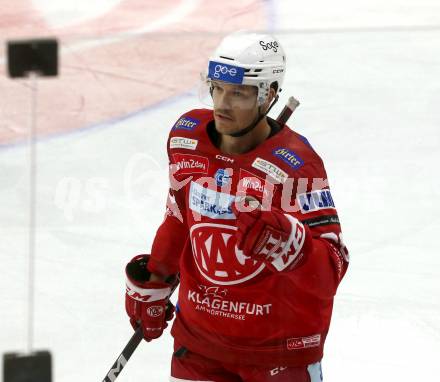 EBEL. Eishockey Bundesliga. EC KAC gegen  EC Red Bull Salzburg.  Torjubel Matthew Fraser (KAC). Klagenfurt, am 30.10.2022.
Foto: Kuess
www.qspictures.net
---
pressefotos, pressefotografie, kuess, qs, qspictures, sport, bild, bilder, bilddatenbank